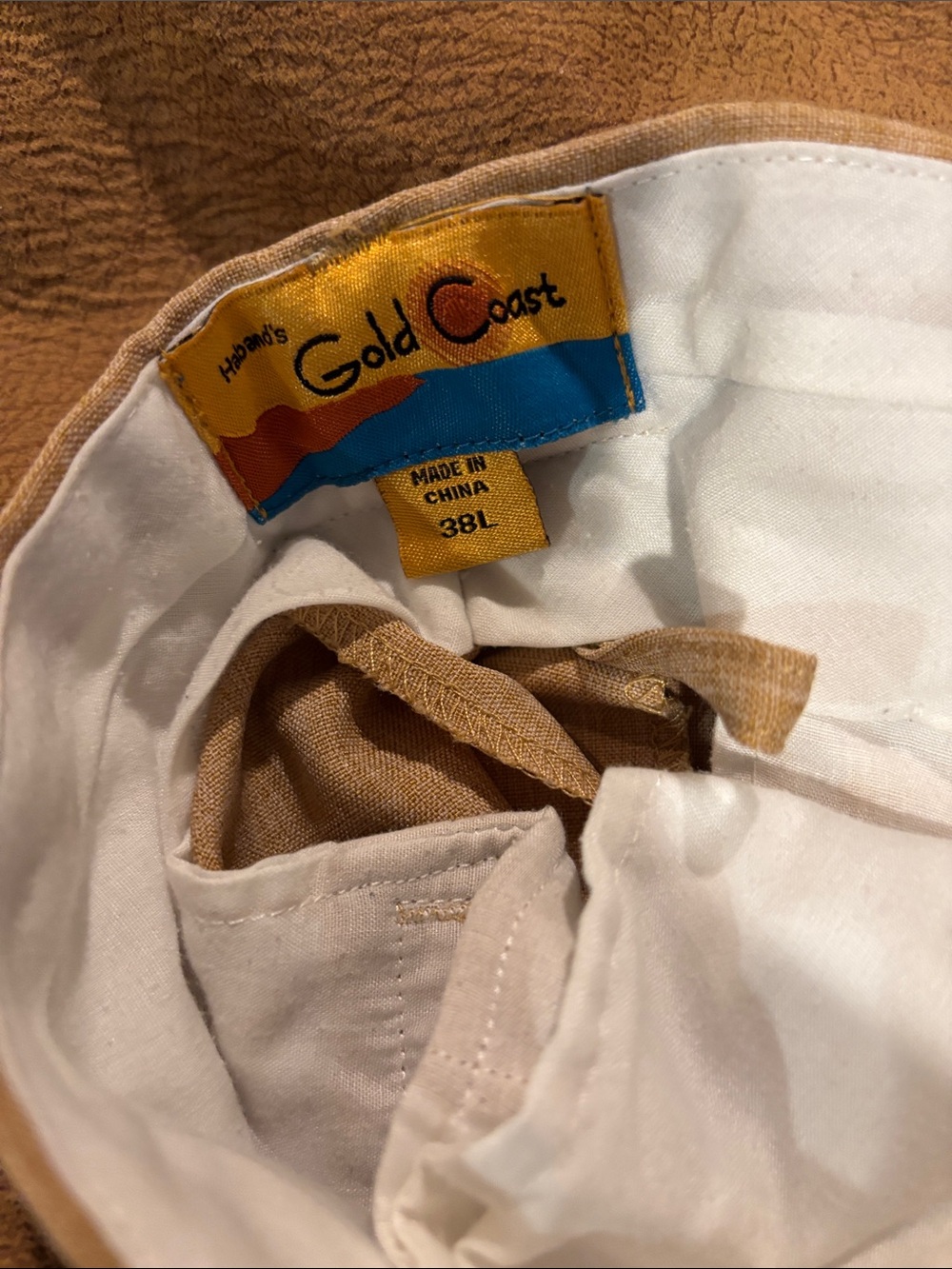 Haband Gold Coast Men's Tan Pants